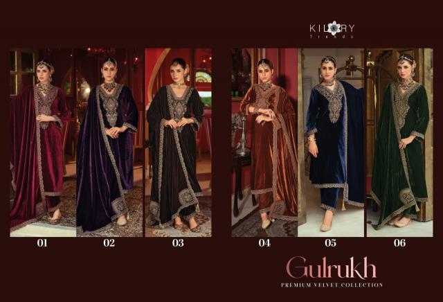 Kilory gulrukh dress material wholesale